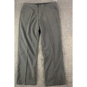 CALVIN KLEIN Mens Flat Front Regular Straight Dress Pants Size 36x30 Gray NWT
